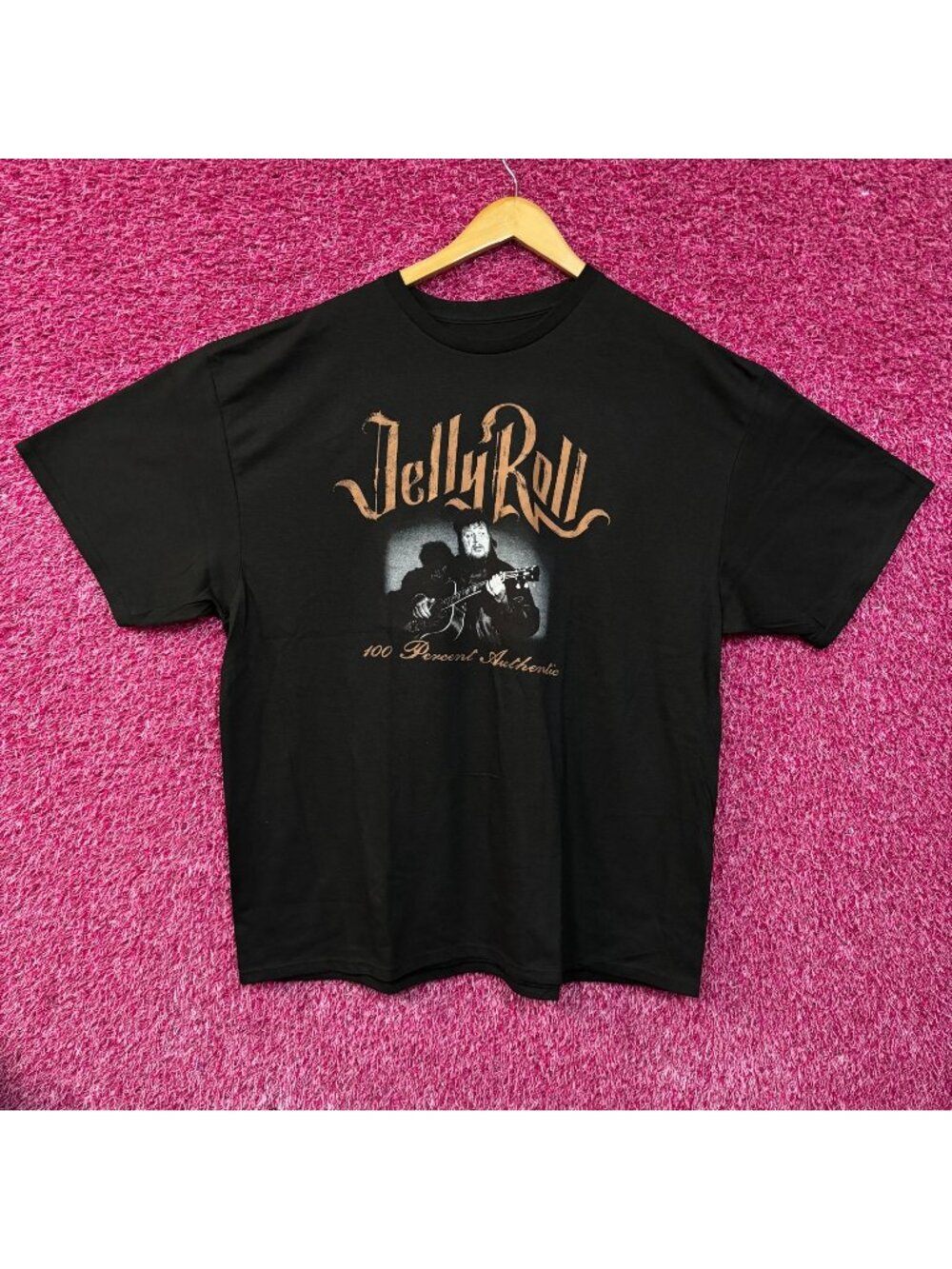 Jelly Roll Guitarman 100 Percent Authentic T-Shirts 2XL
